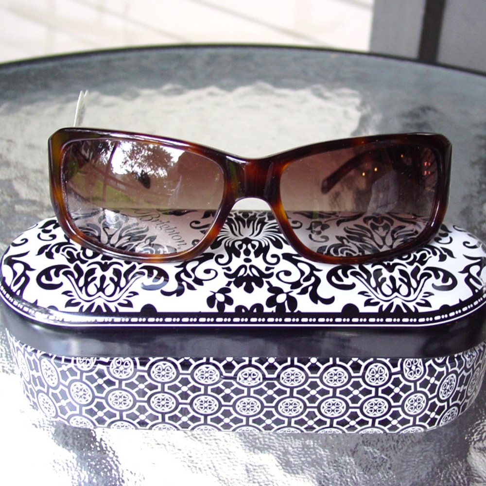 BRIGHTON TORTOISE /CRYSTAL TAILOR SUNGLASSES ~ NEW